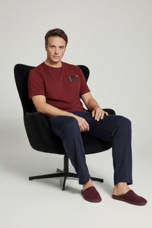 erkek penye kısa kol alt uzun takım